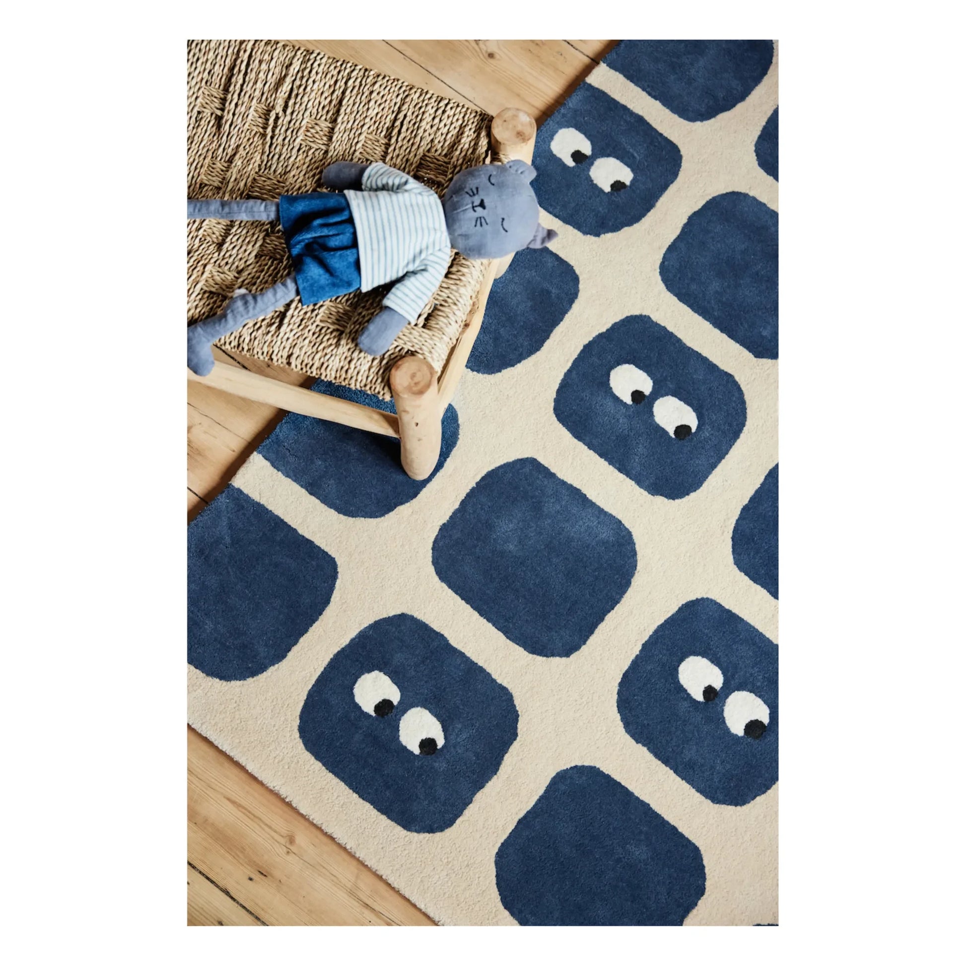 Bleuu-studio - Bidules Rug | Navy blue