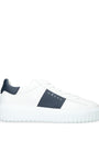 Leather H-Stripes Sneakers WHITE/NAVY