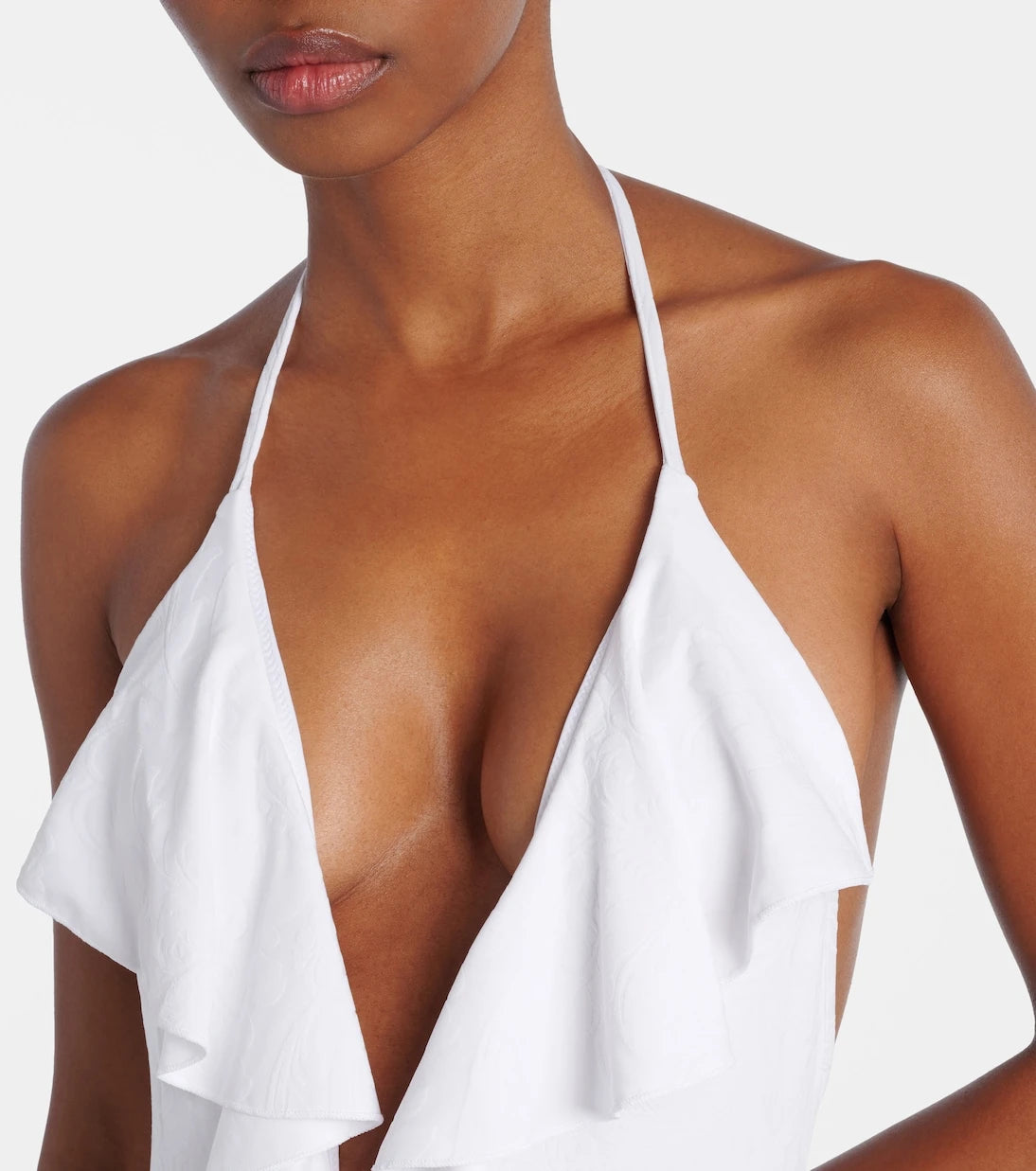 Balmain - Frilled swimsuit