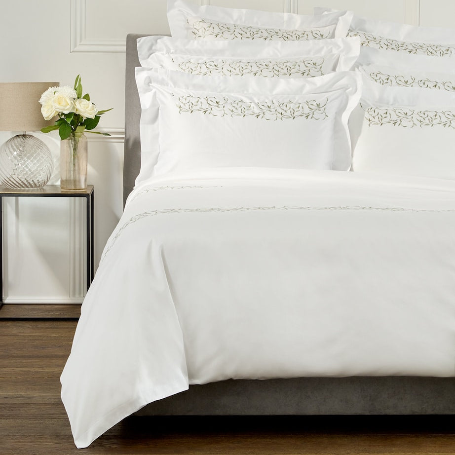 Tresco Embroidered King Flat Sheet (275cm x 275cm)