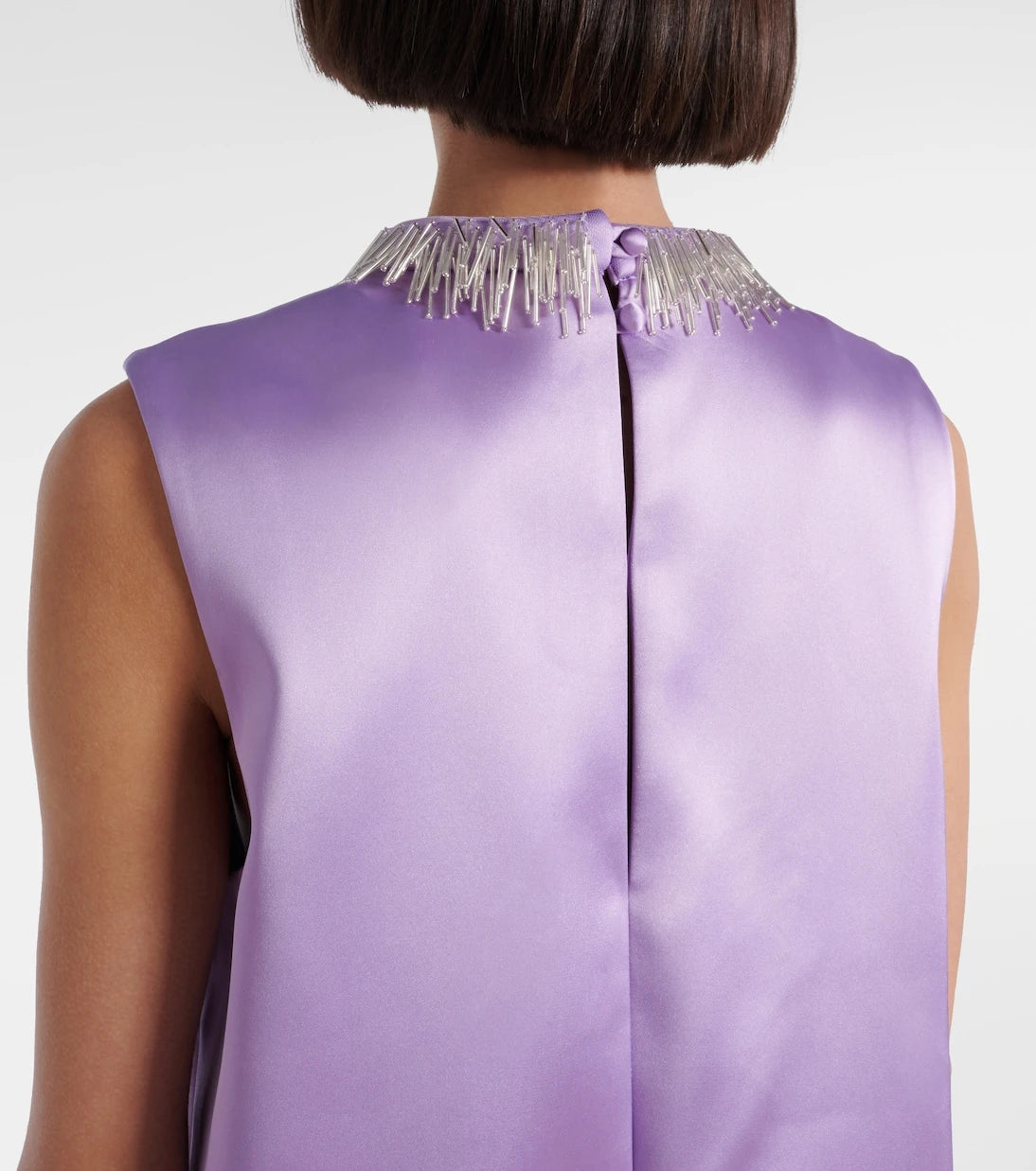Alémais - Laverne embellished satin minidress