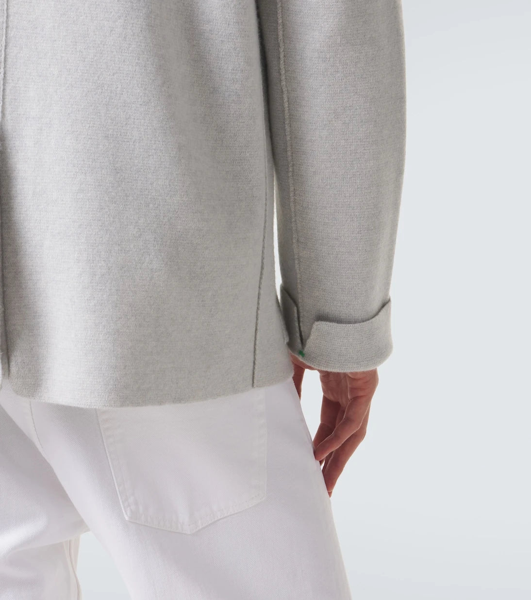 God's True Cashmere - جاكيت كشمير مع جمشت