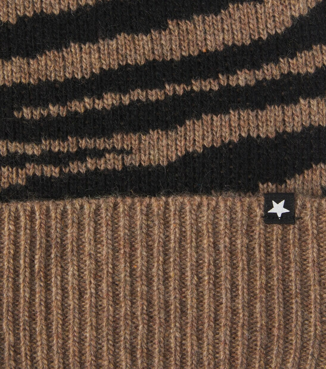Molo - Kipp zebra-print wool-blend beanie
