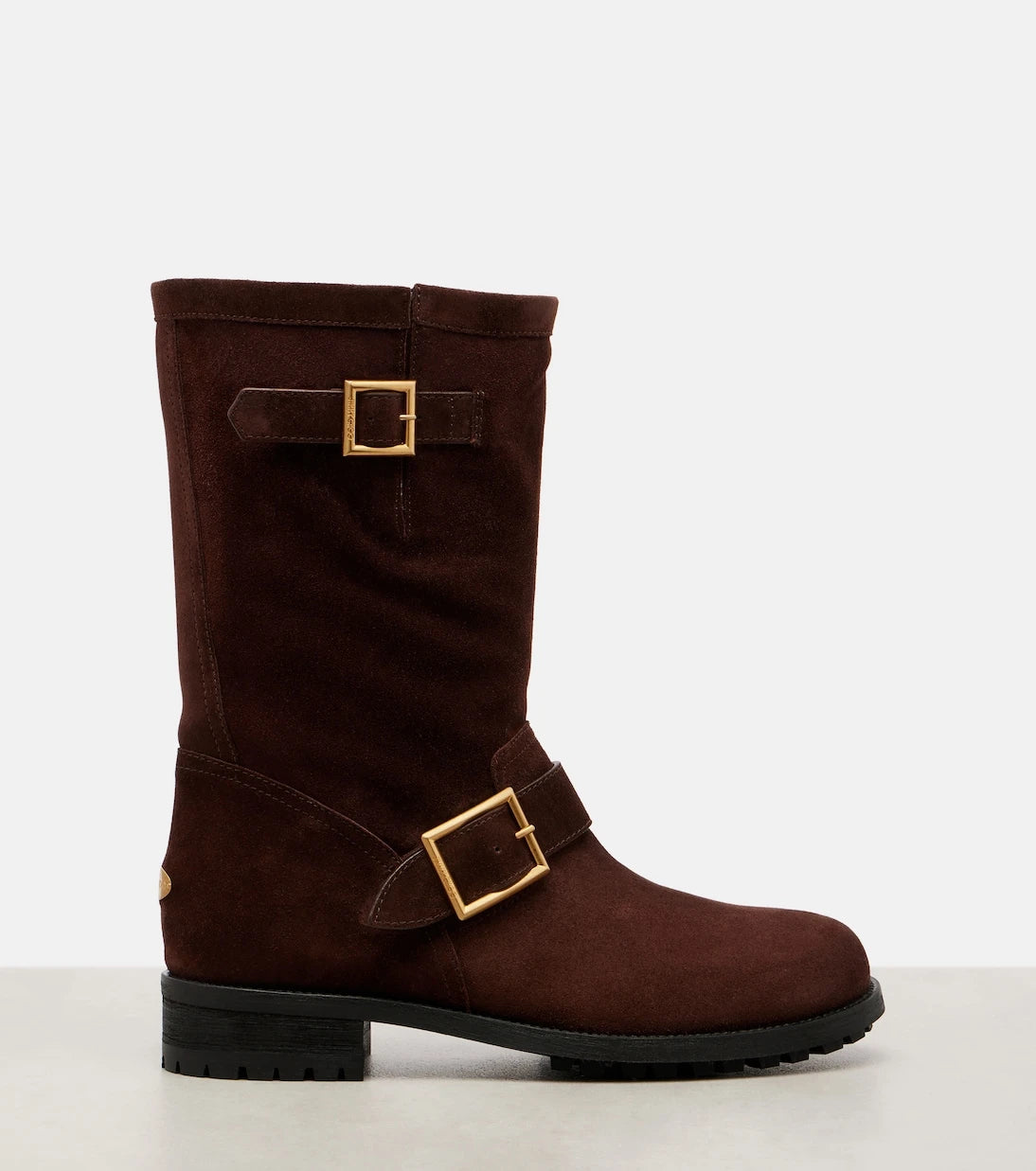 Jimmy Choo - Biker suede mid-calf boots