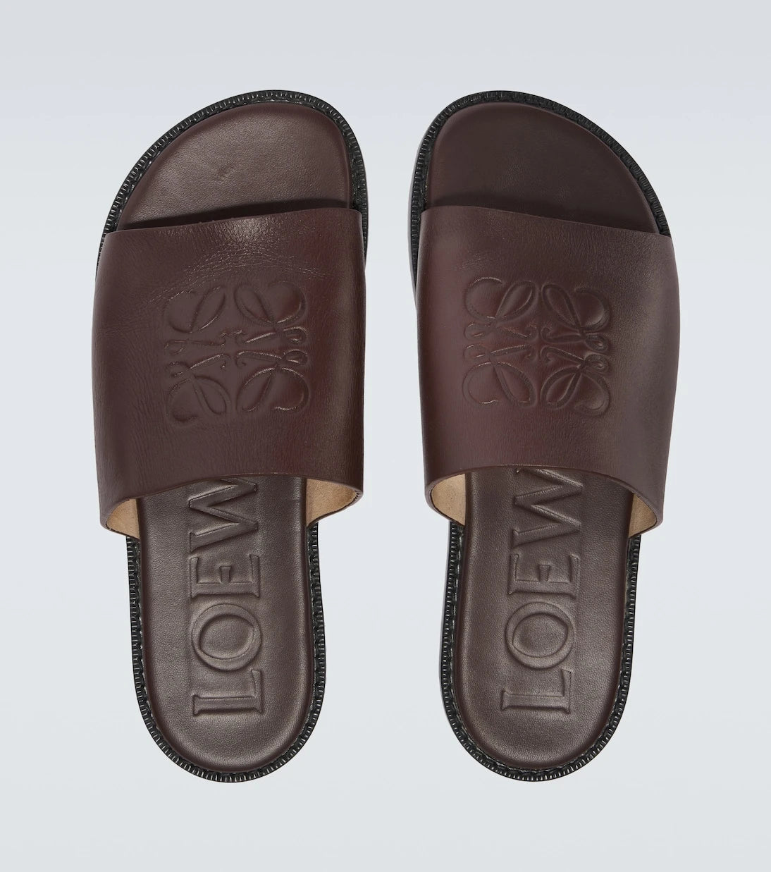 Loewe - Paula's Ibiza Flex Anagram leather slides