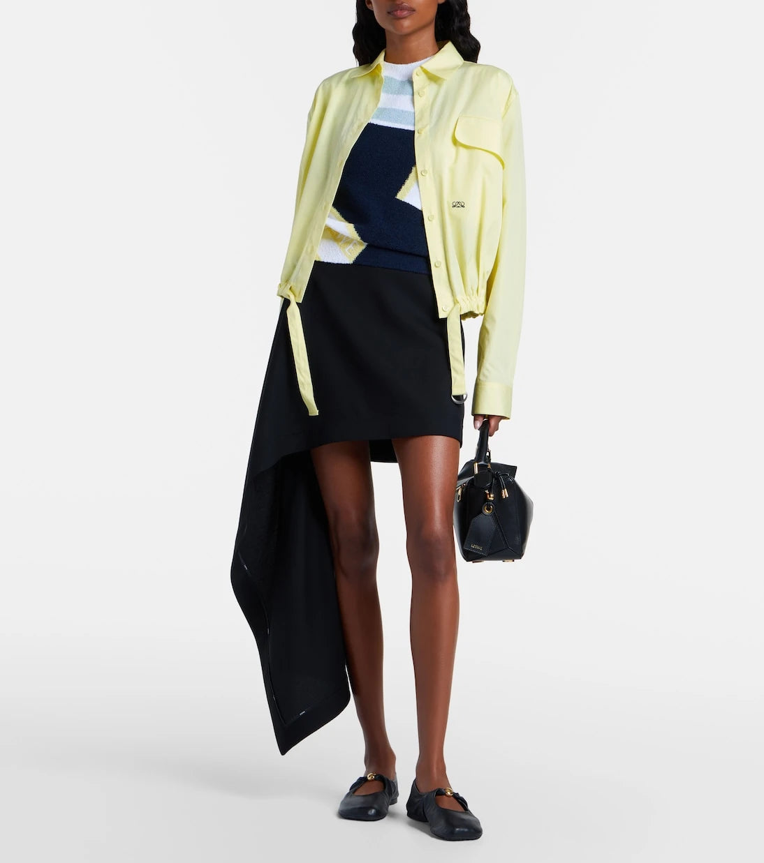 Loewe - Intarsia cotton-blend bouclé sweater