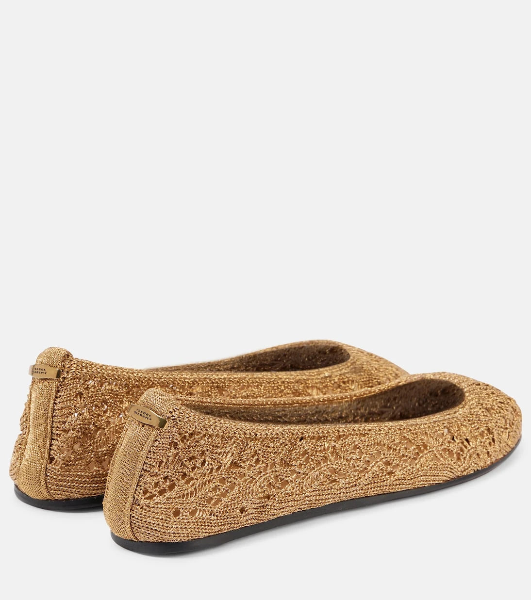 Isabel Marant - Belna metallic ballet flats
