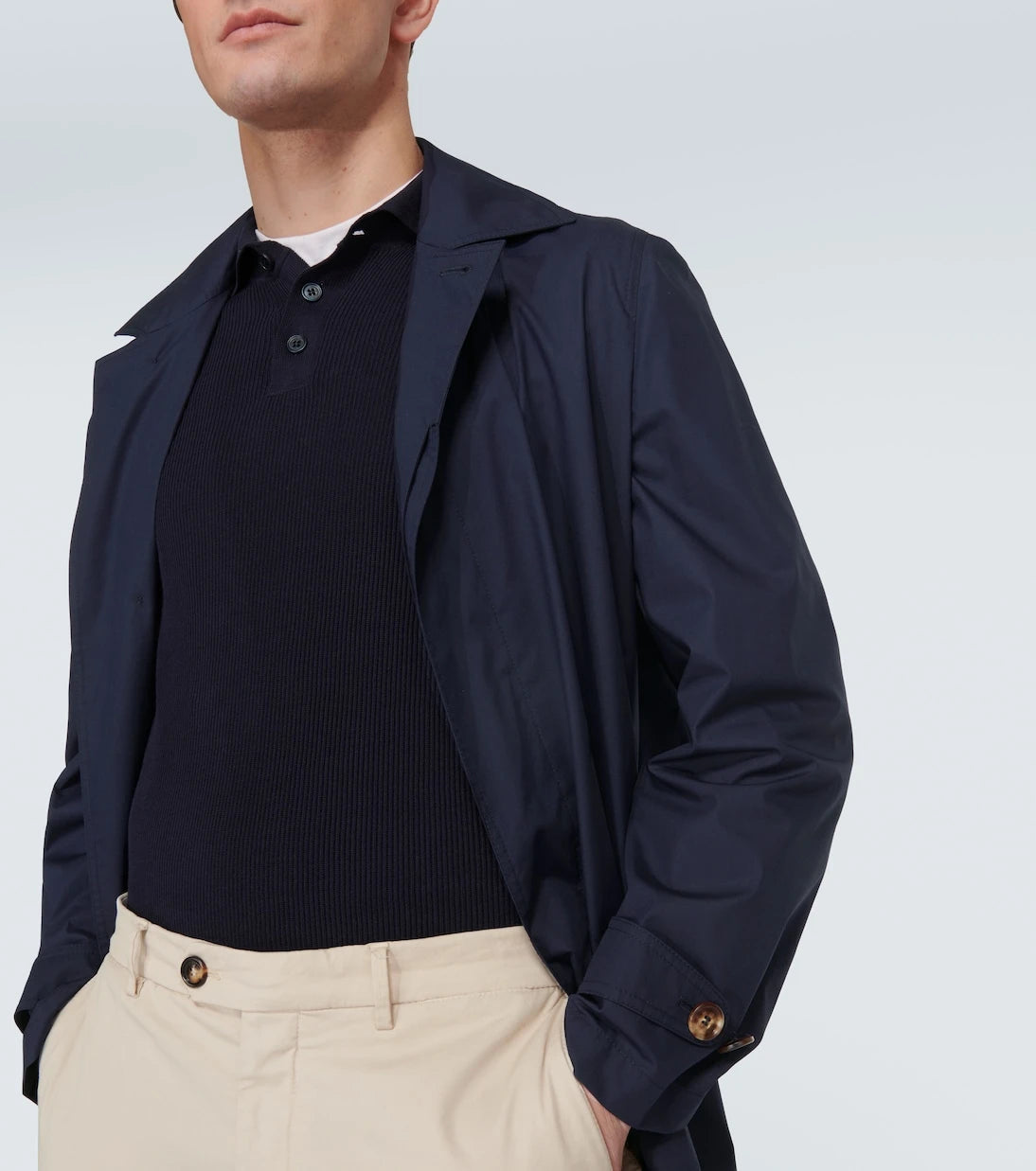 Brunello Cucinelli - Single-breasted car coat