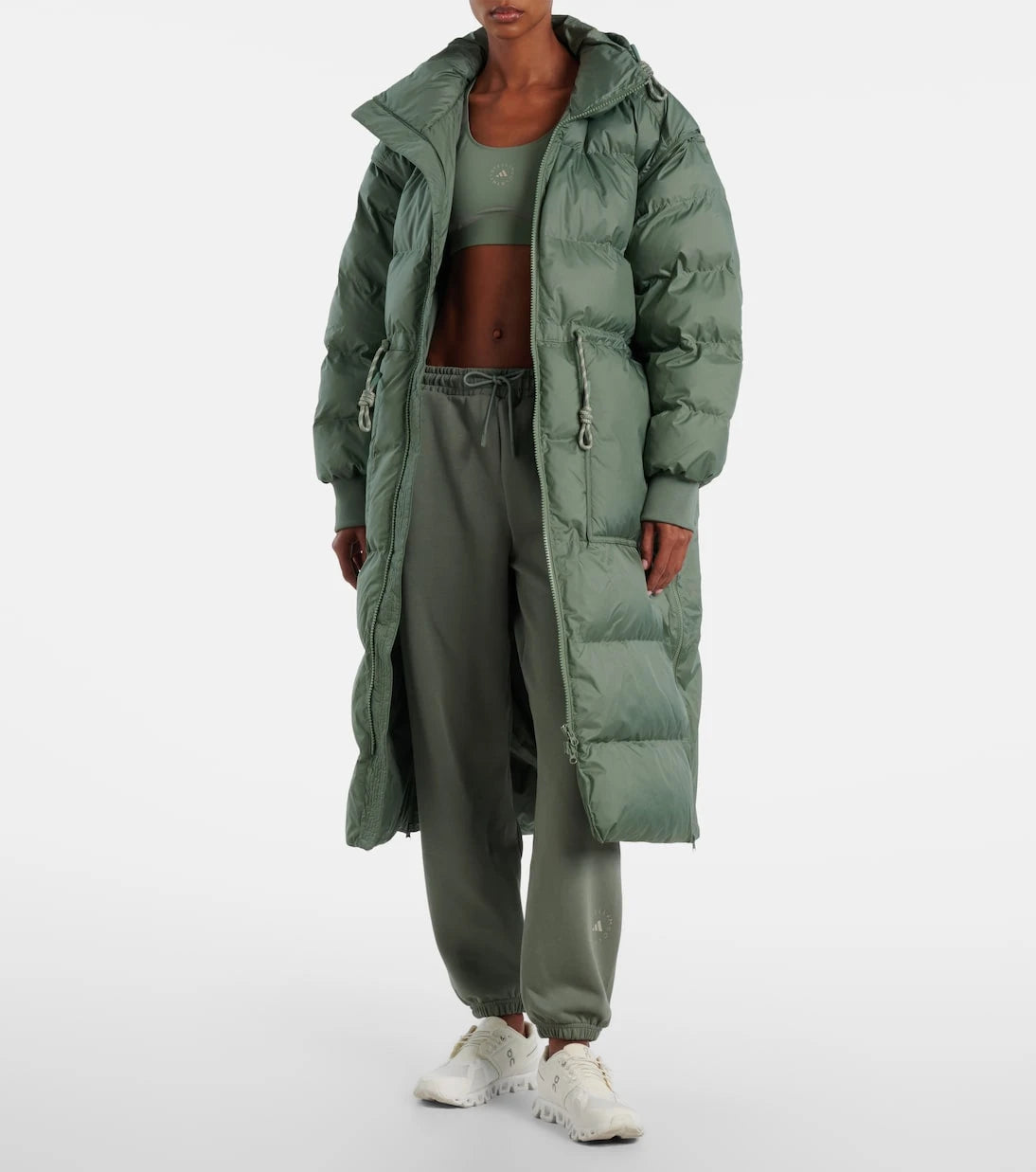 Adidas by Stella McCartney - Cotton-blend fleece sweatpants