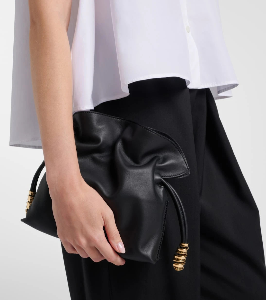 Loewe - Flamenco Coil Mini leather clutch