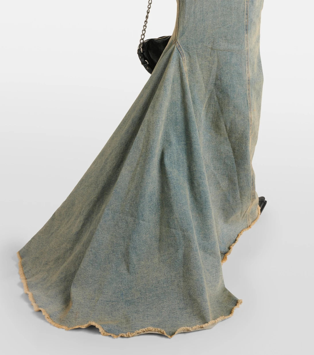 Entire Studios - Caudal Fin paneled denim maxi skirt