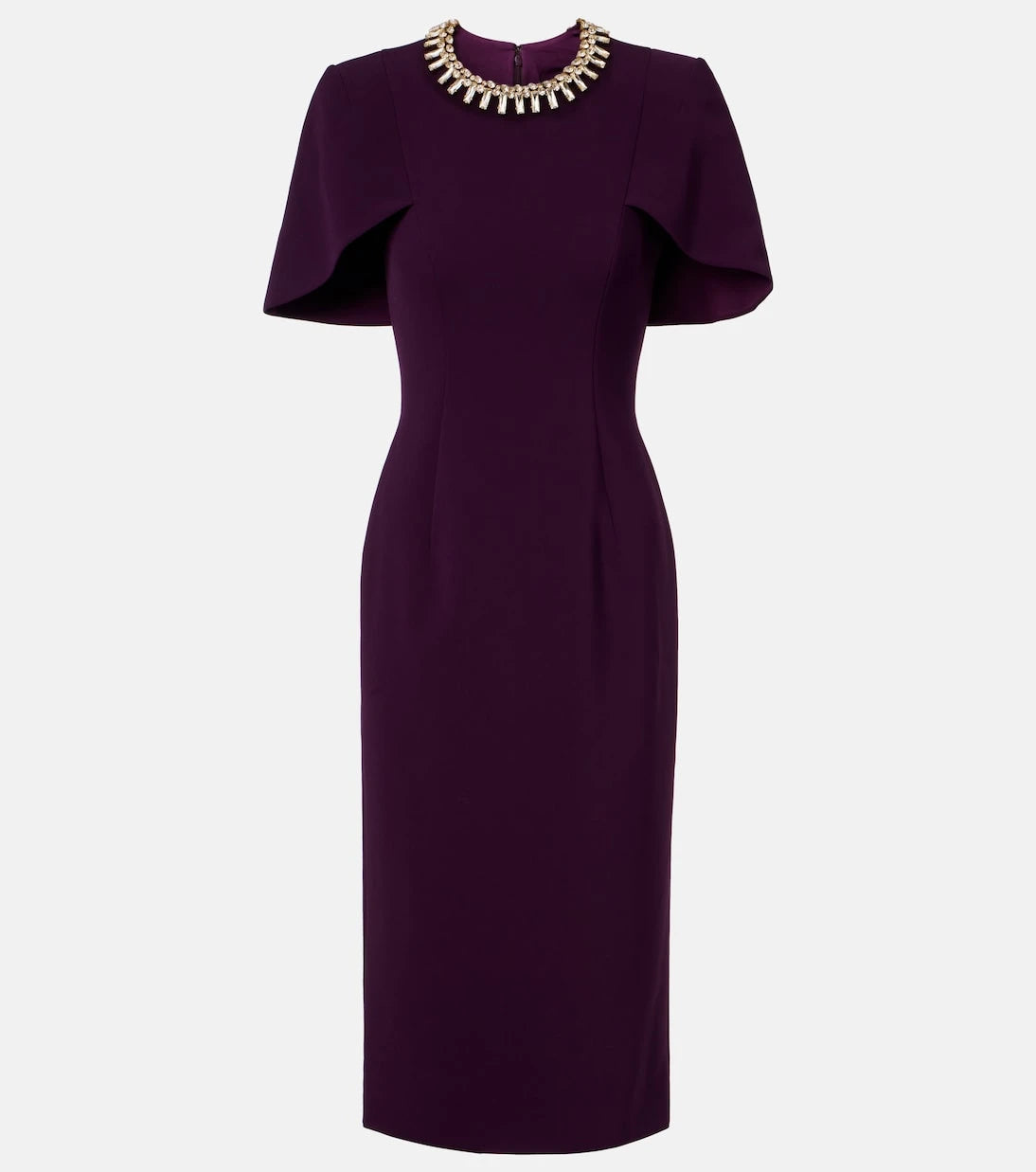 Jenny Packham - Thalia crystal-embellished midi dress