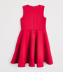 JESSIE AND JAMES Red Cotton-Blend Satin Magnolia Dress (4-14 Years)