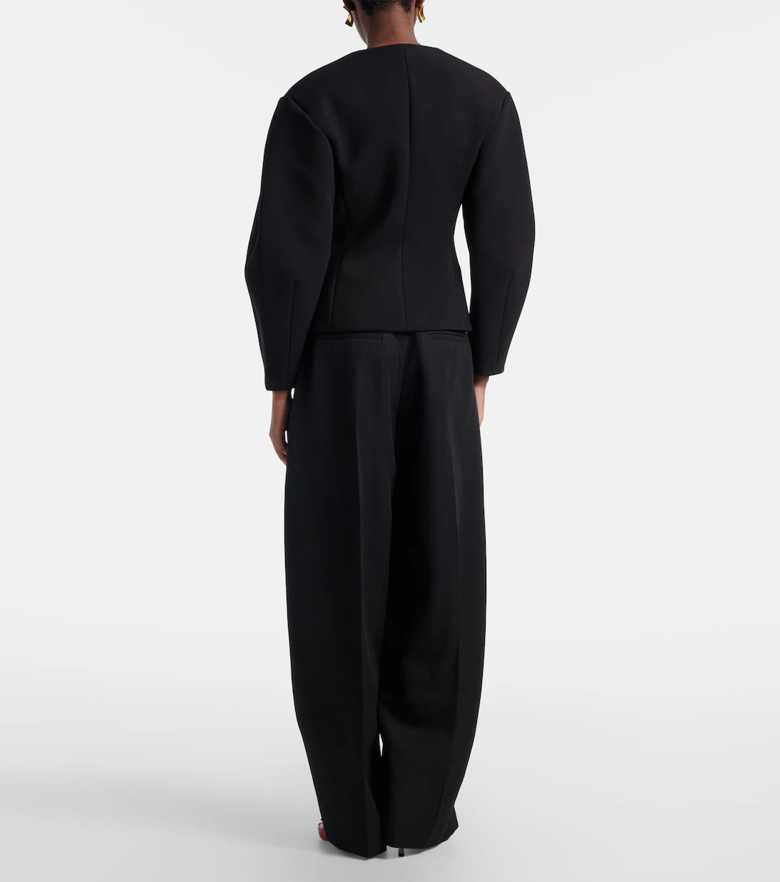 Jacquemus - Man's virgin wool wide-leg pants