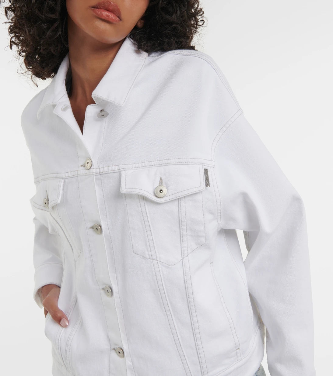 Brunello Cucinelli - Cotton-blend denim jacket