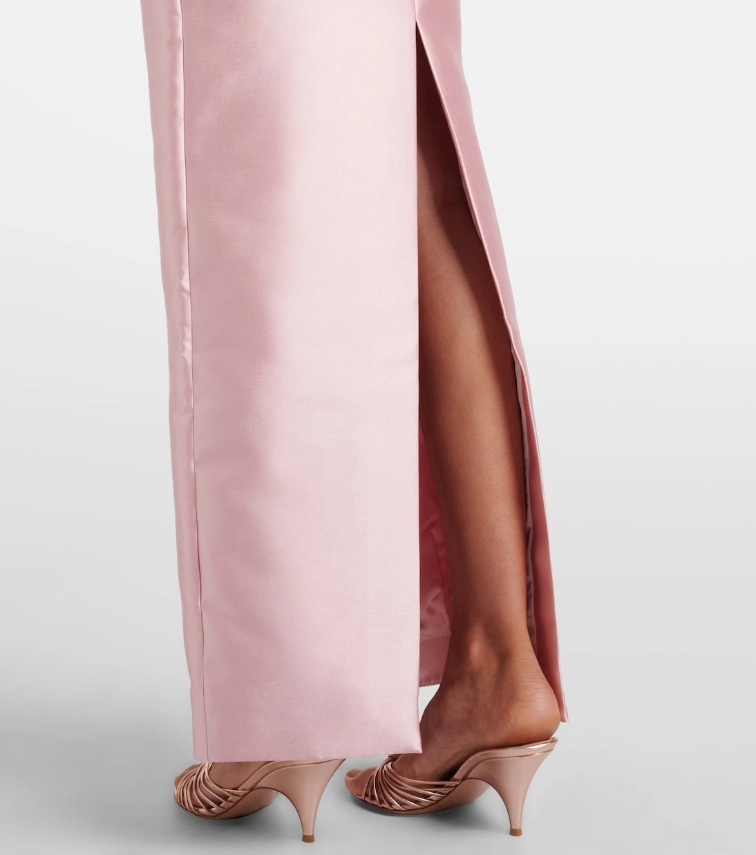 Solace London - Ingrid draped satin gown