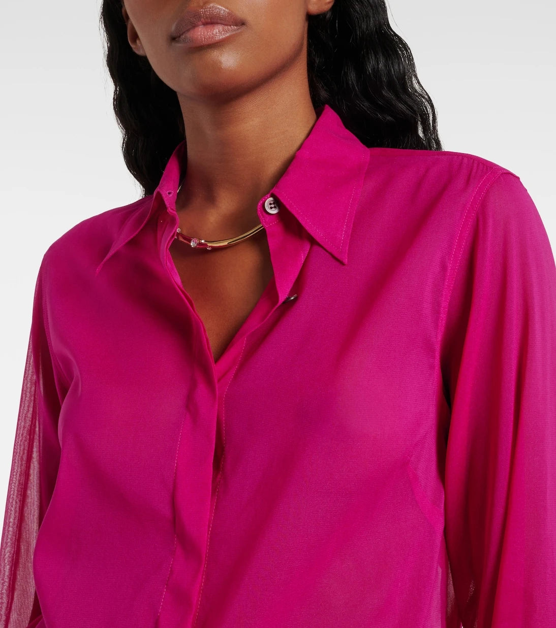 Dries Van Noten - Silk-blend shirt