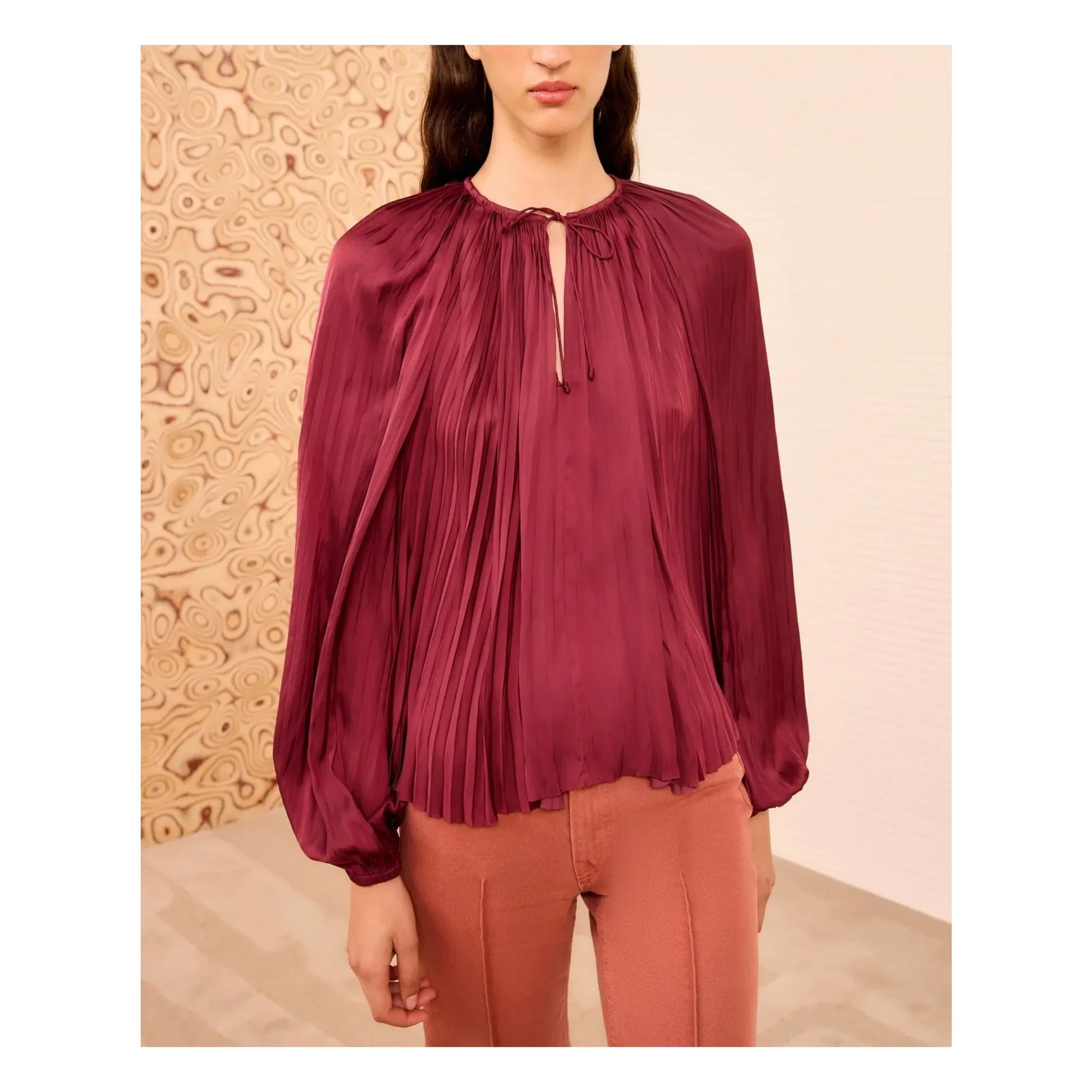 Ulla Johnson - Electra blouse  | Burgundy