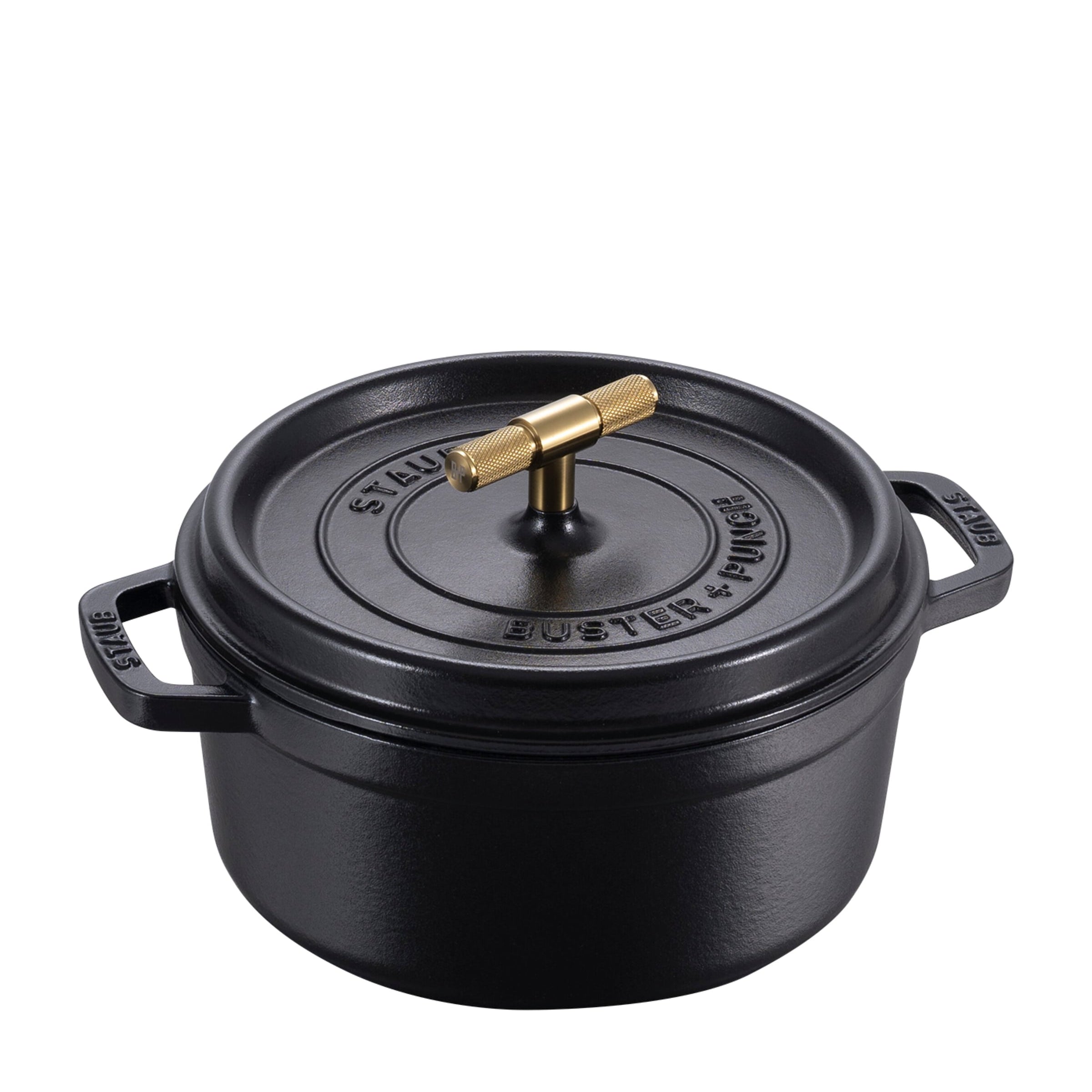 Staub x Buster + Punch Cocotte with Brass Knob (24cm)