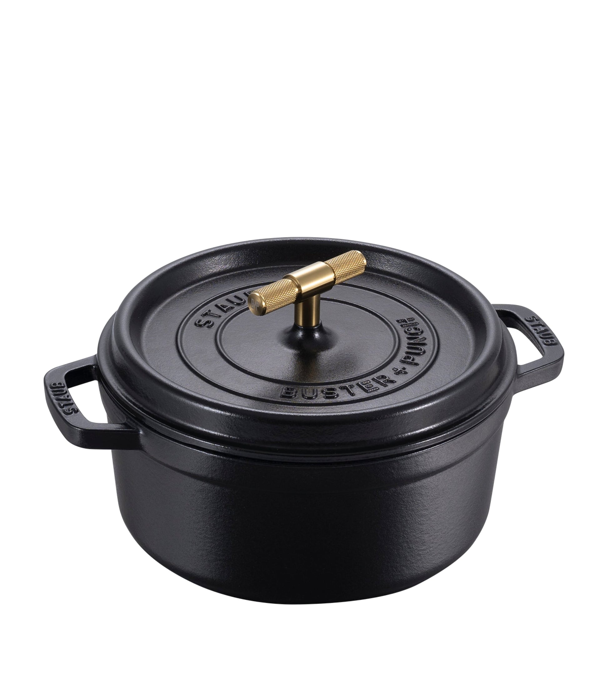 Staub x Buster + Punch Cocotte with Brass Knob (24cm)