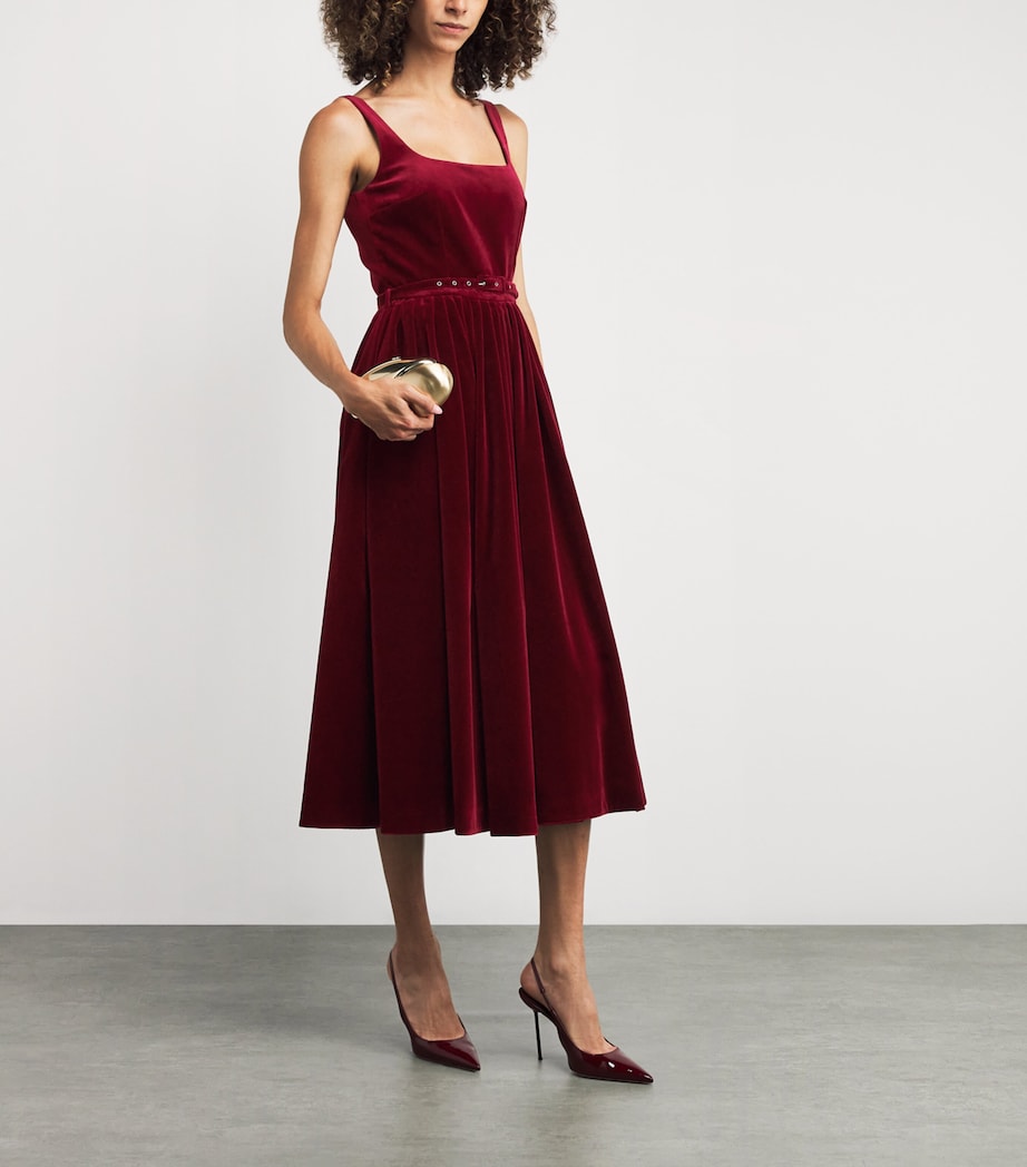 Velvet Eagle Midi Dress