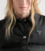 Prada Black Down-Filled Re-Nylon Gilet