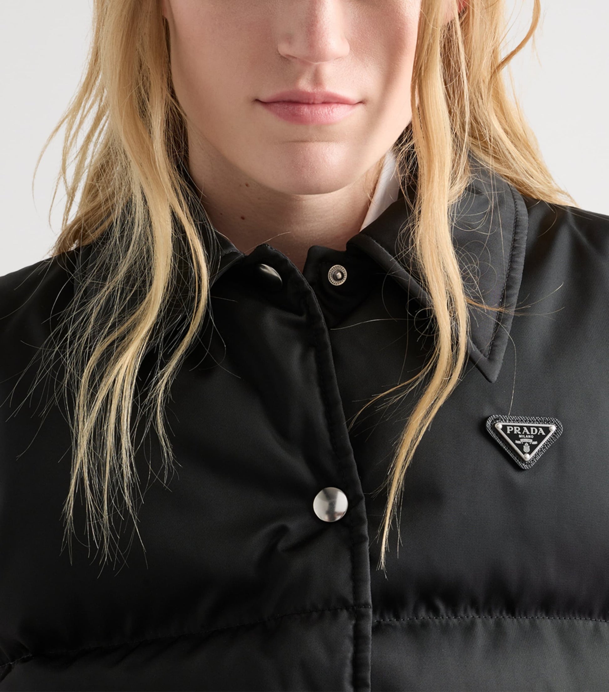 Prada Black Down-Filled Re-Nylon Gilet