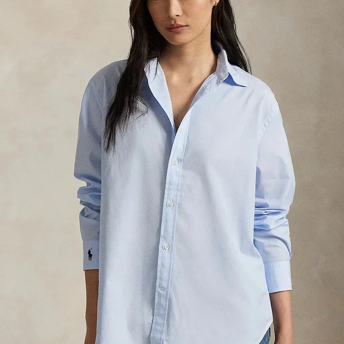 Памучна риза Polo Ralph Lauren Long Sleeve Light Shirt