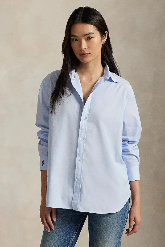 Памучна риза Polo Ralph Lauren Long Sleeve Light Shirt