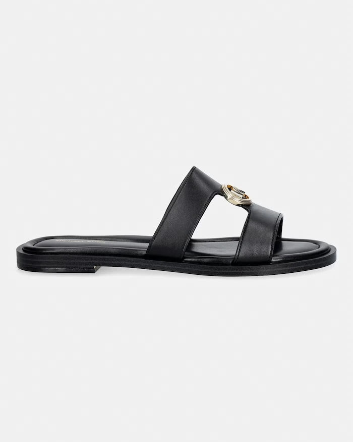 MICHAEL Michael Kors Kadın Deri Erin Flat Sandal