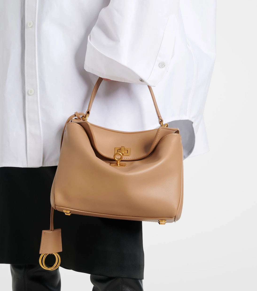 Balenciaga - Rodeo Mini leather tote bag