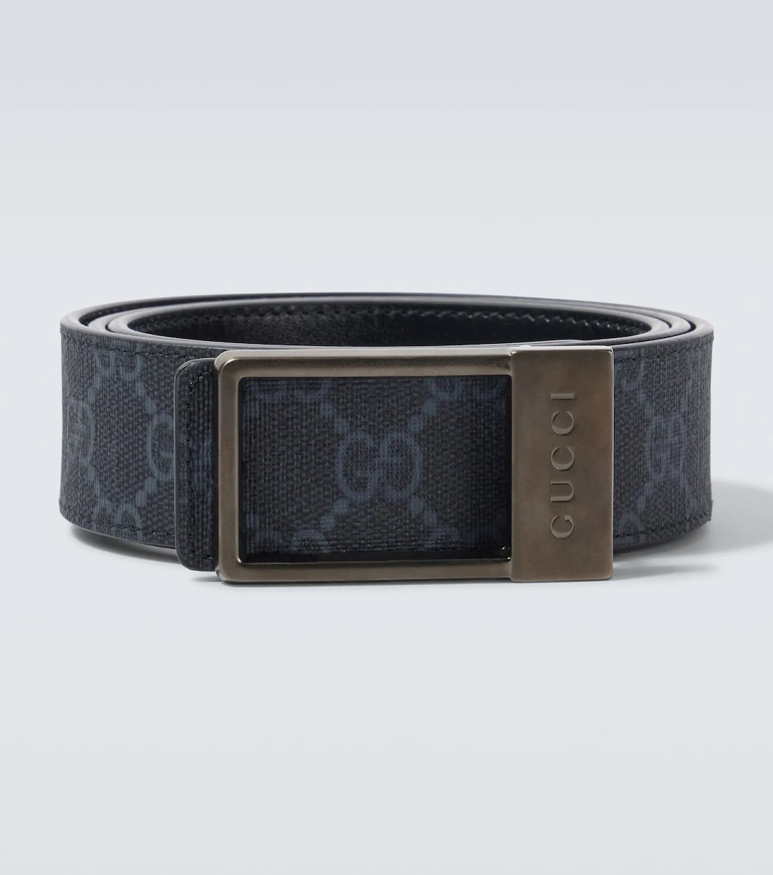 Gucci - GG Canvas reversible leather belt