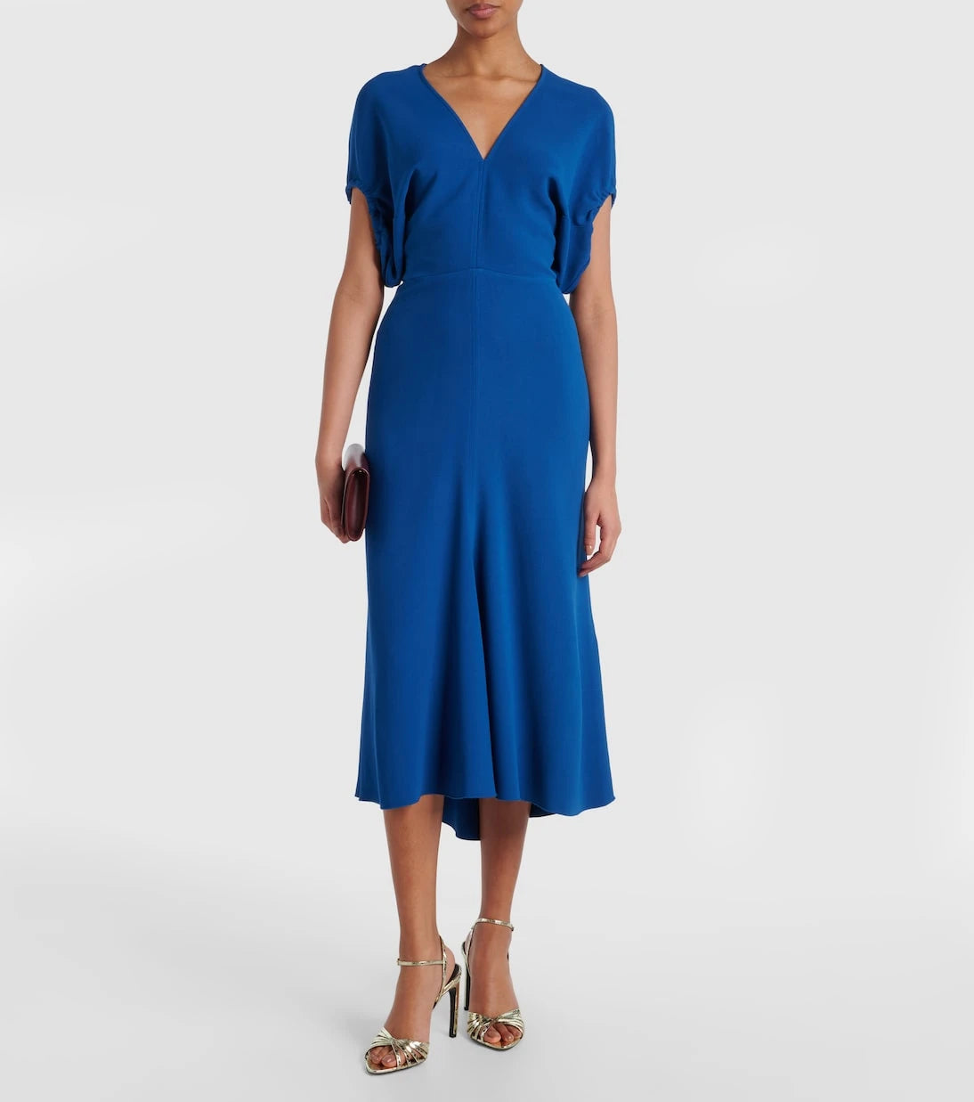 Victoria Beckham - Crêpe satin midi dress