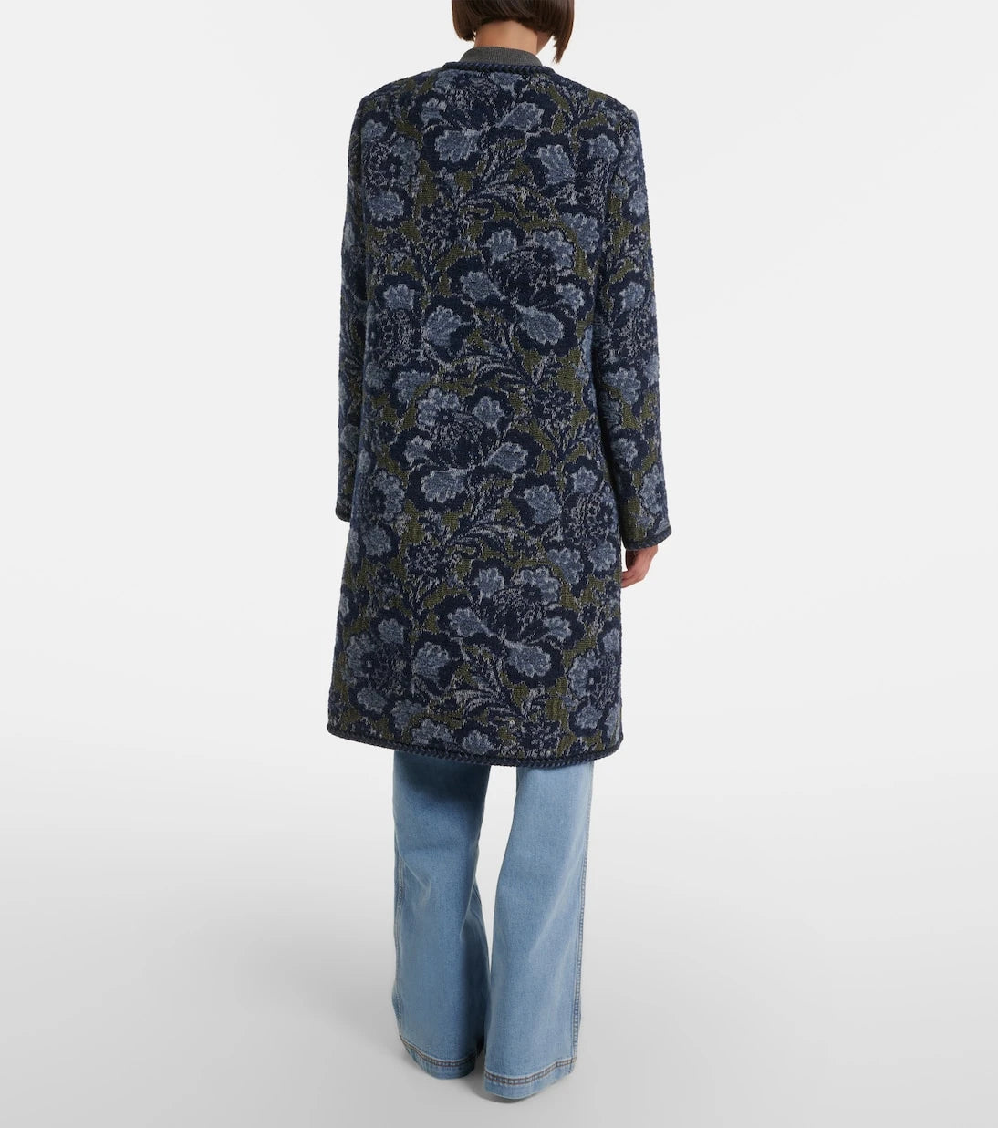 Etro - Cotton and wool-blend jacquard coat