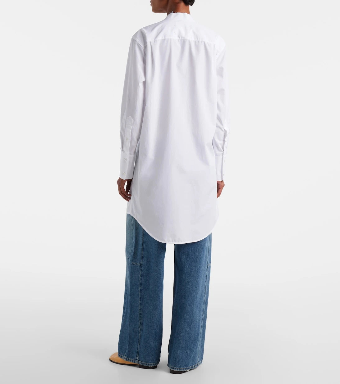 AG Jeans - بنطلون جينز جيسولو بقصة أرجل واسعة