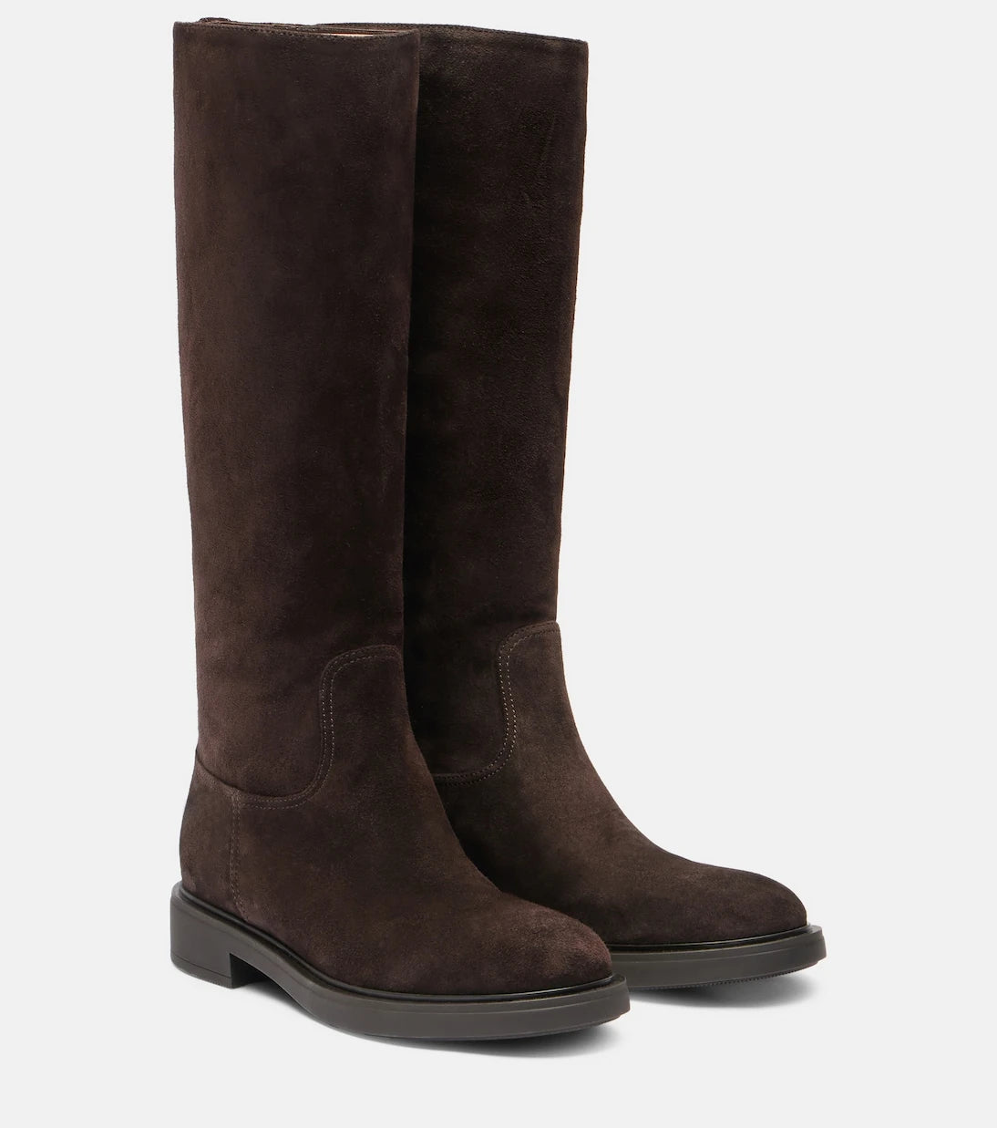 Gianvito Rossi - Ascott suede knee-high boots