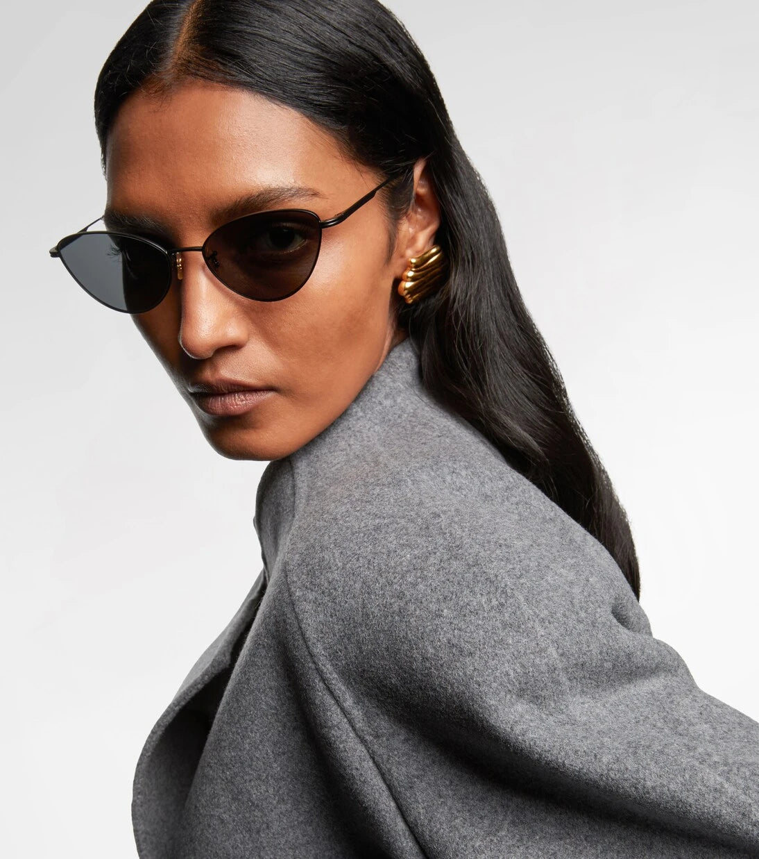 Khaite - x Oliver Peoples نظارة شمسية عين القطة 1998C