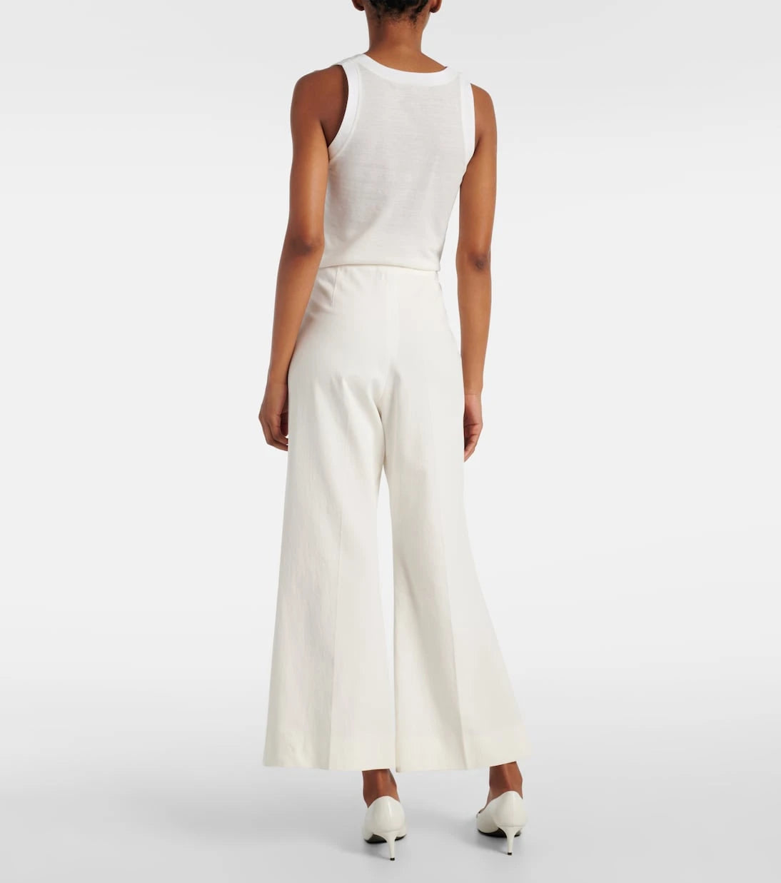 Khaite - Walter cotton canvas flared pants