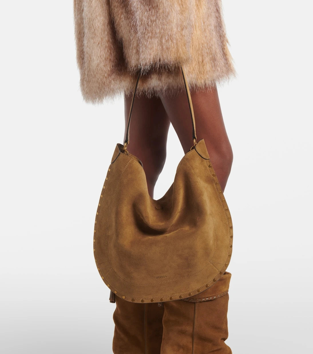Isabel Marant - Oskan Large suede shoulder bag