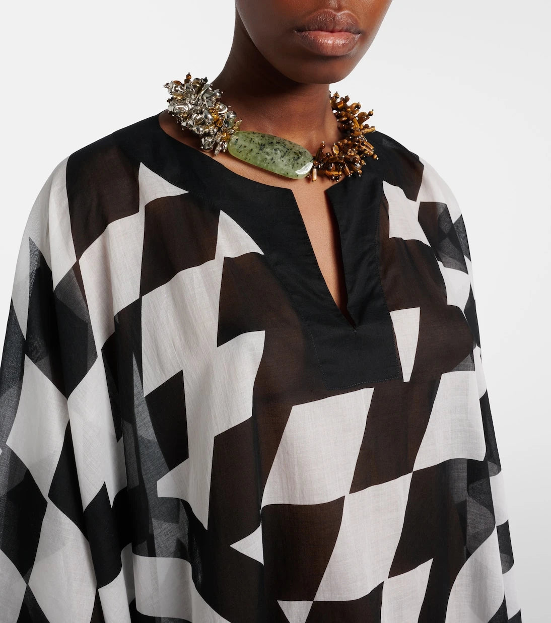 Dries Van Noten - Printed cotton kaftan