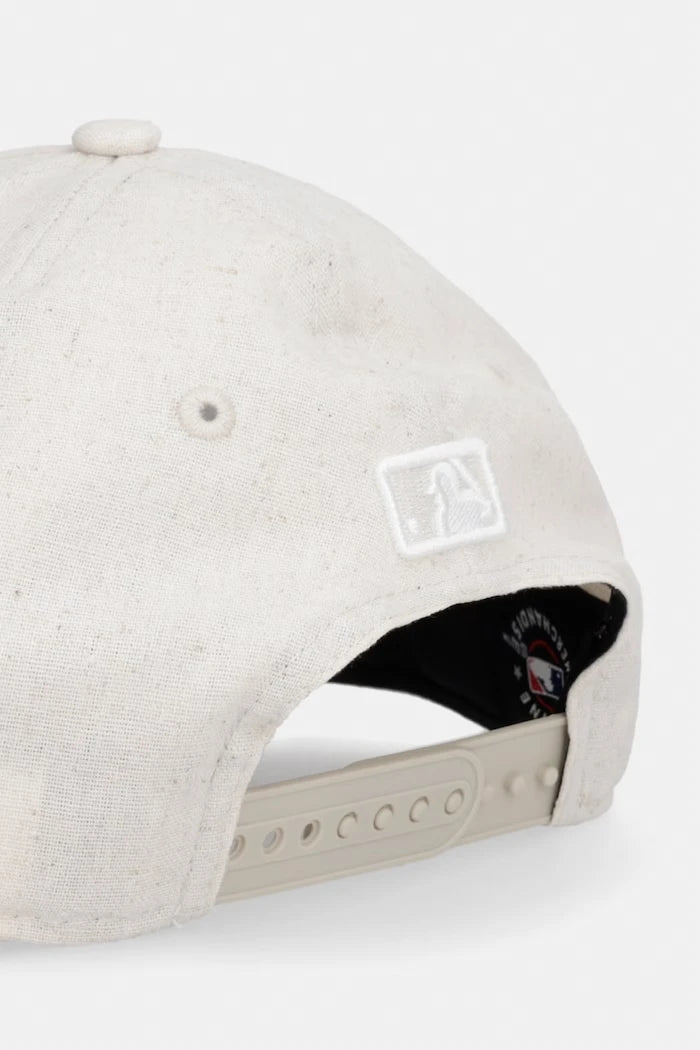New Era ketenli beyzbol şapkası LINEN 940 MC NYY