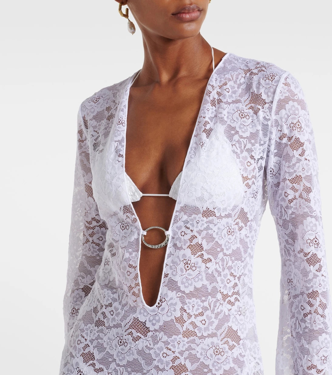 Oséree - Bridal lace beach cover-up