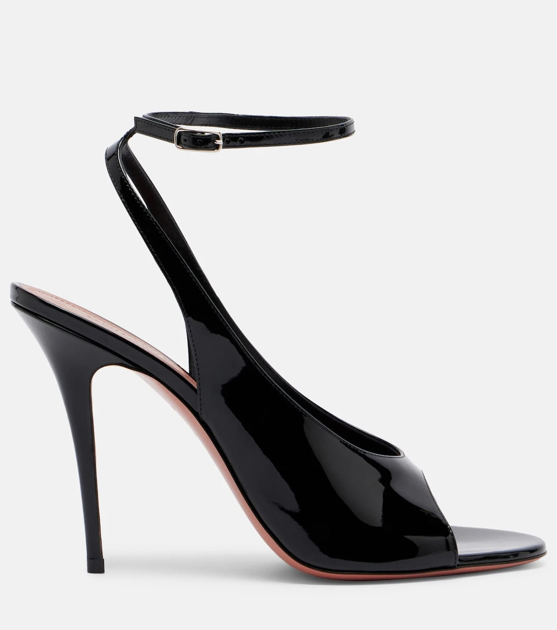 Amina Muaddi - Anok patent leather slingback sandals