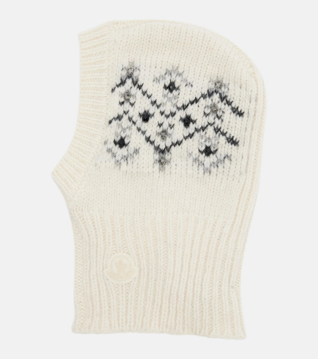 Moncler - Embellished alpaca and wool-blend ski mask