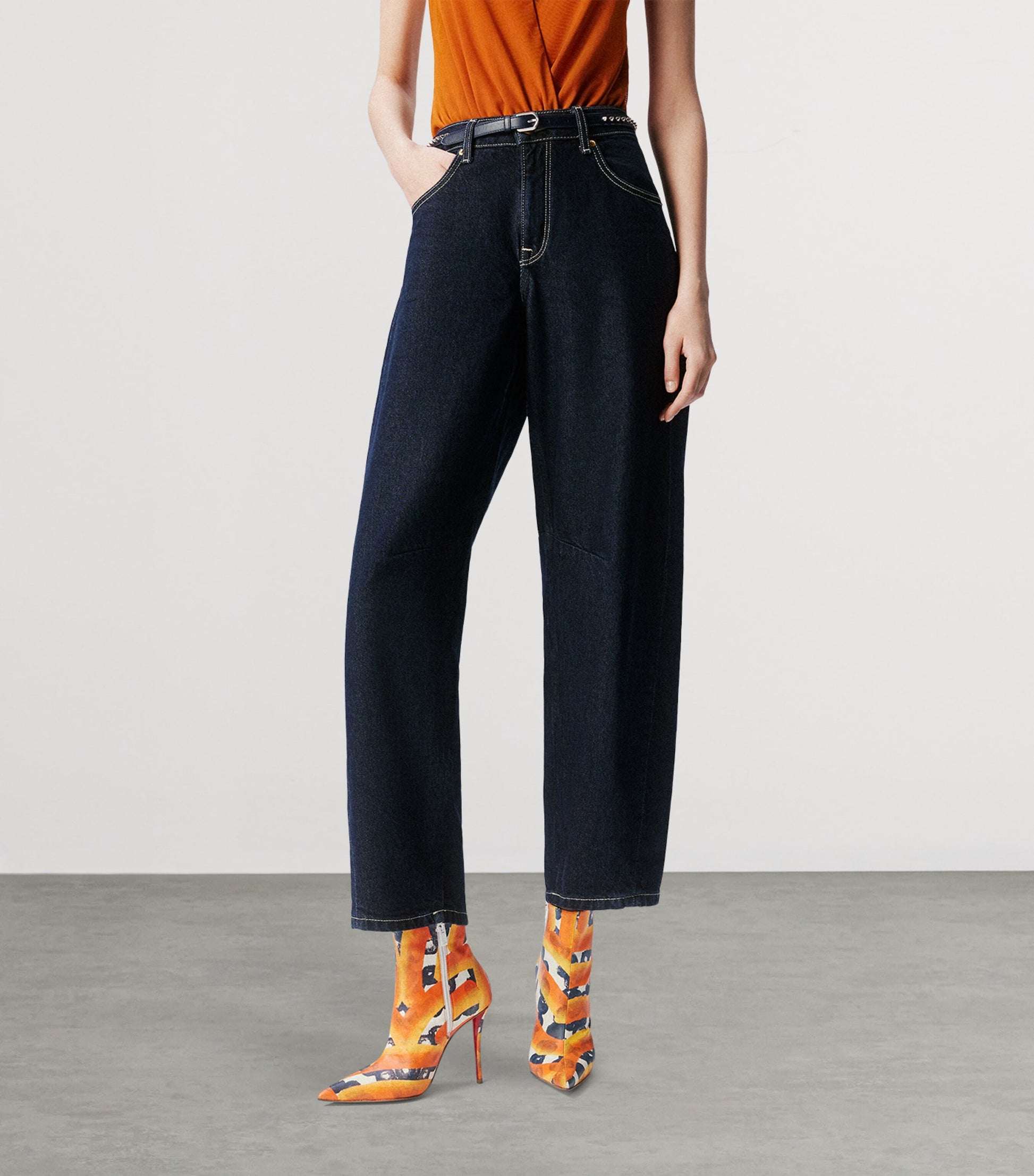 Christian Louboutin Multi Miss Z Ankle Boots 100