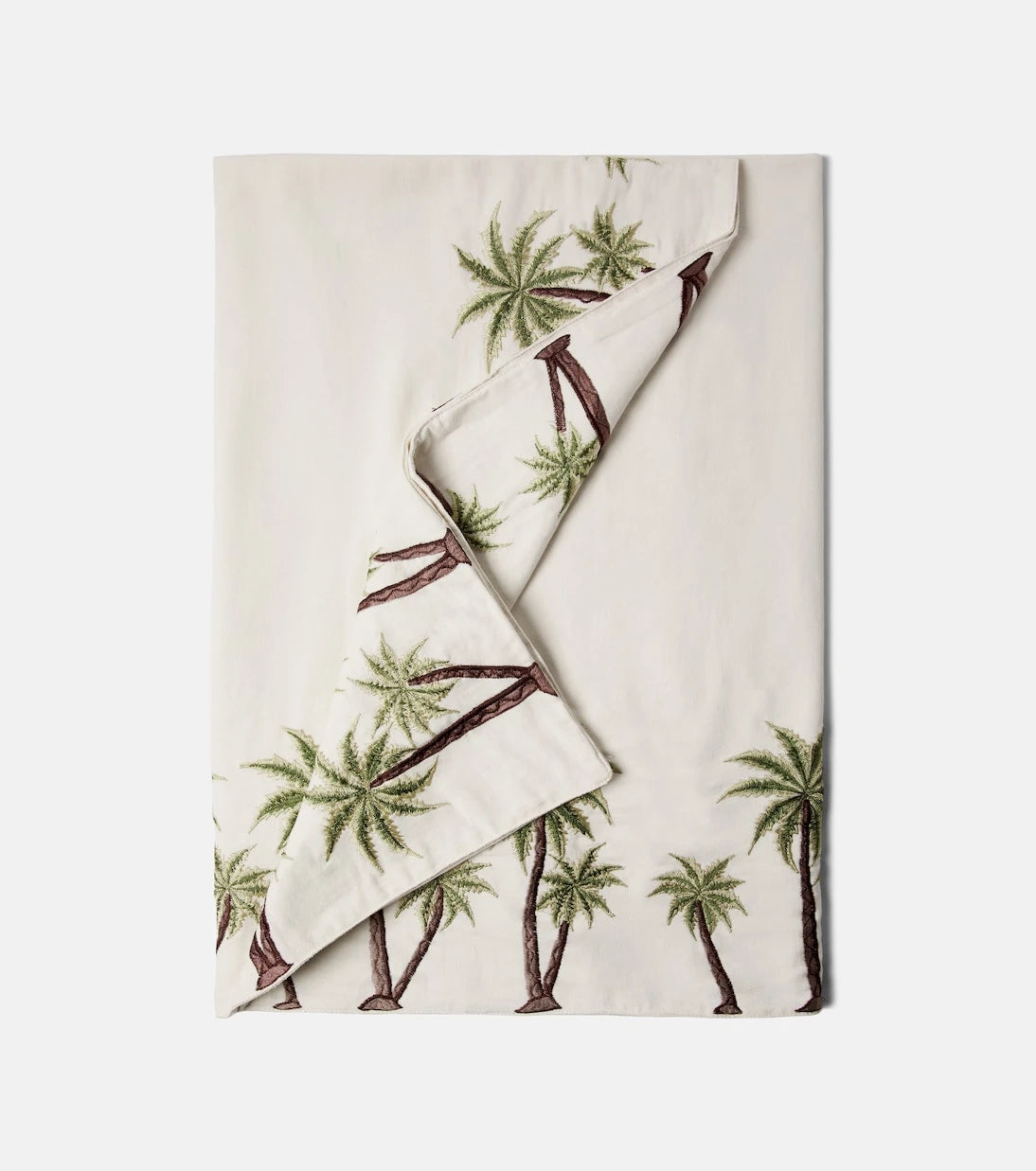Les-Ottomans - Embroidered cotton tablecloth
