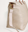 Harrods Neutral Nylon Overnight Tote Bag
