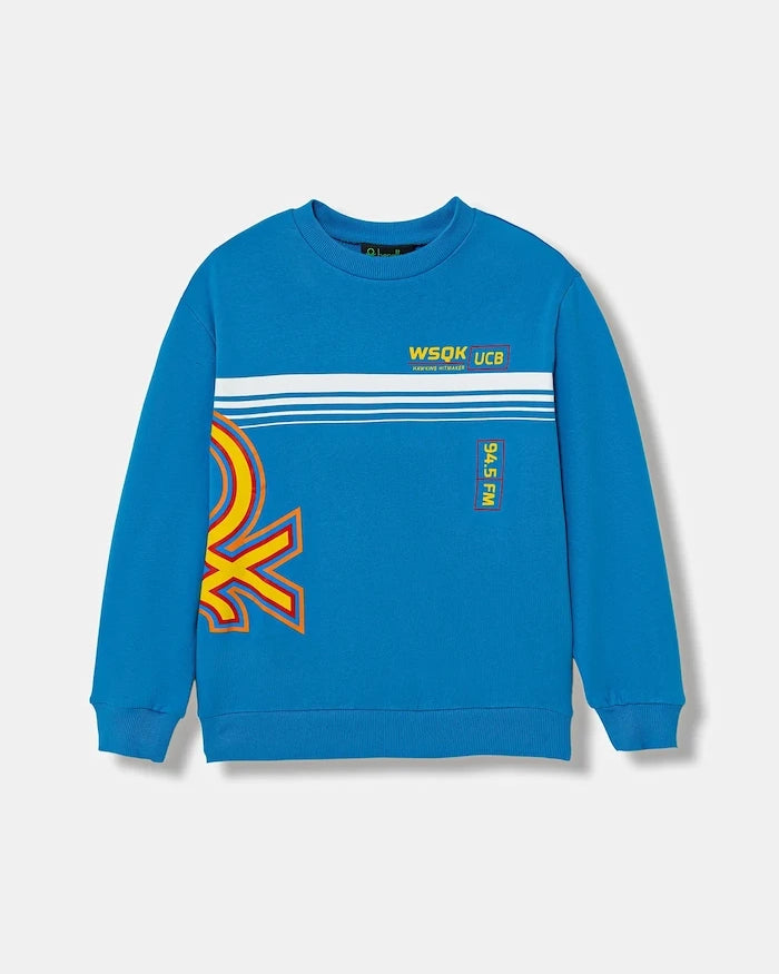 Детски памучен суичър United Colors of Benetton