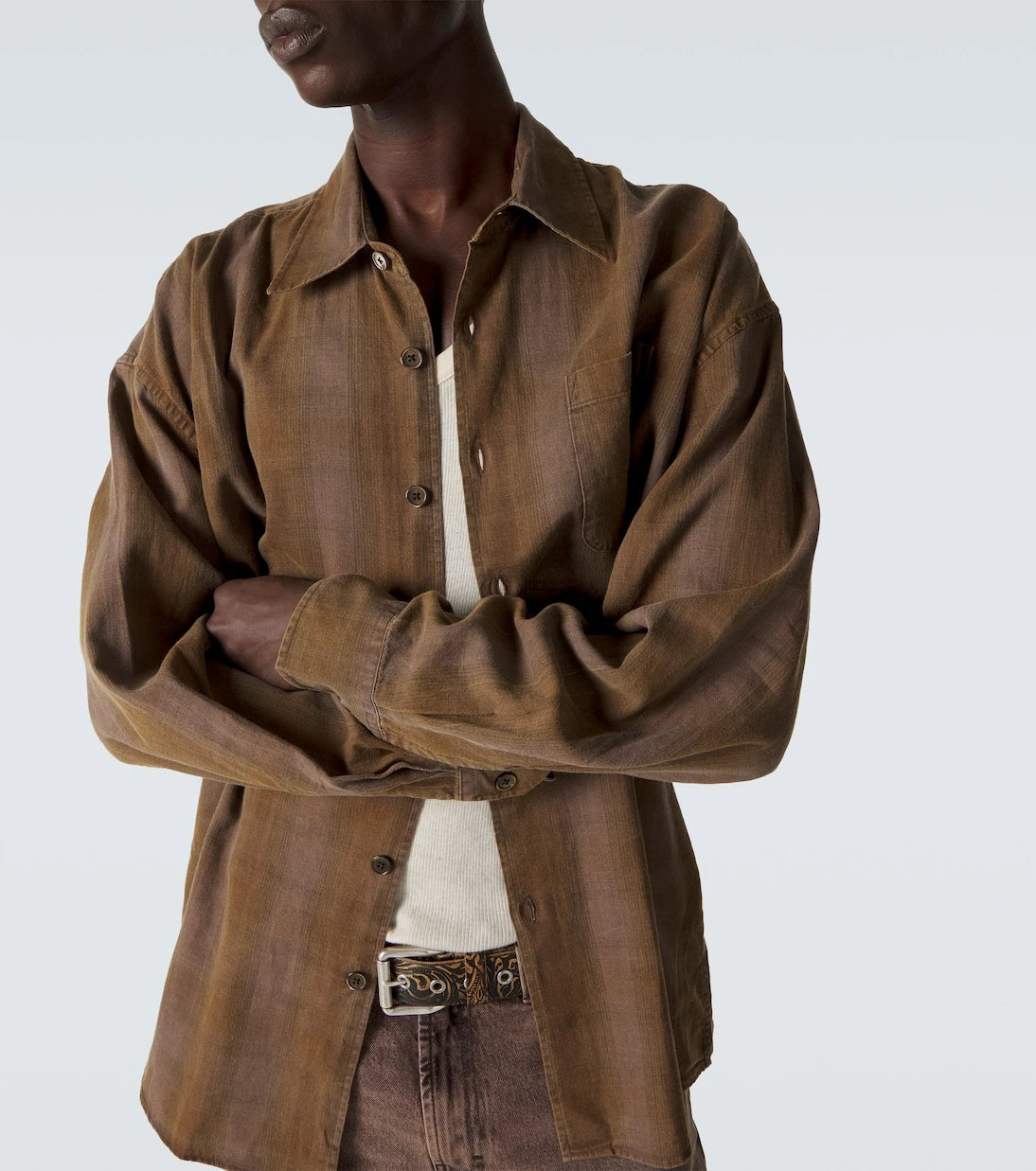 Our Legacy - Borrowed checked cotton shirt