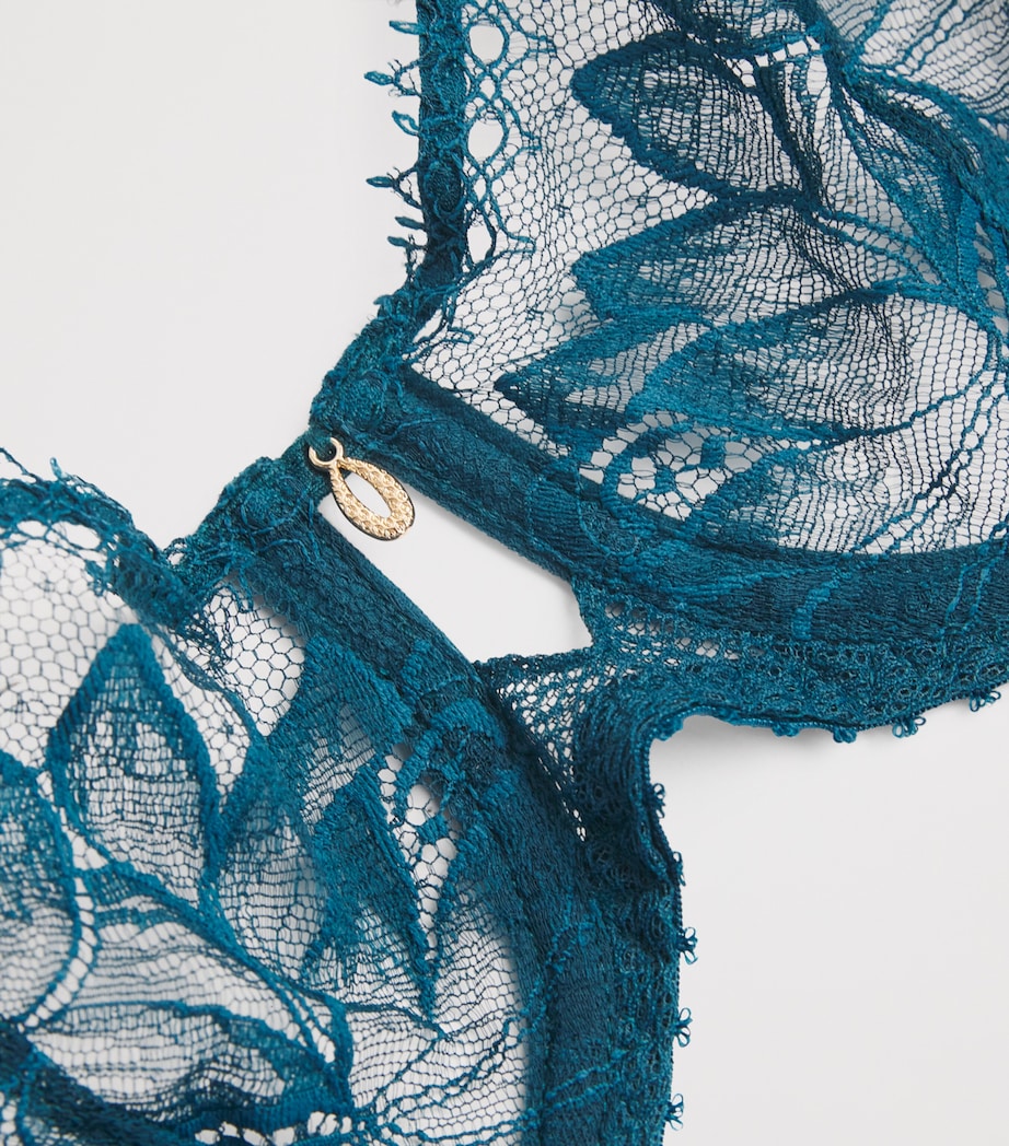 Blue Flawless Love Half-Cup Bra